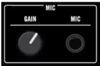 NATIVE INSTRUMENTS Traktor Kontrol S2 MK2 - Branchez vous micro sur la prise MIC - 1