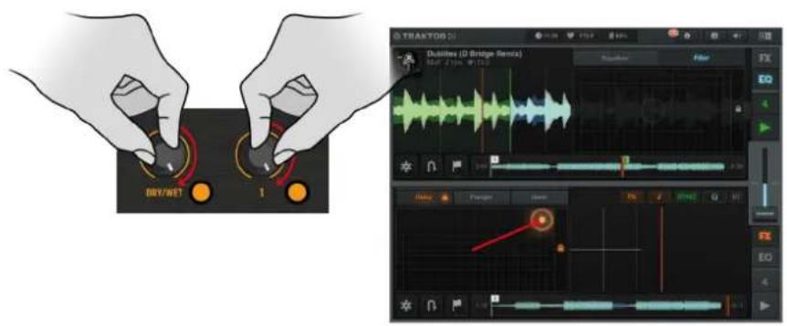 NATIVE INSTRUMENTS Traktor Kontrol S2 MK2 - Déclencher et contrôle un effet - 3
