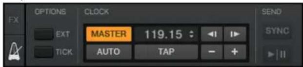 NATIVE INSTRUMENTS Traktor Kontrol S2 MK2 - Utiliser l'Horloge comme Tempo Master - 1