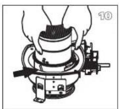 TECTRO R233TC - L E N S U R E T H A T T H E H E A T E I S O F F AND C O M P L E T E L Y COOL BEFORE STARTING TO REPLACE THE WICK. - 10