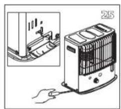 TECTRO R233TC - L ANTES DE SUBSTITUIR A MECHA, A ESTUFA DEVE ESTAR APAGADA E COMPLETAMENTE FRIA. - 26