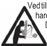Wolf Garten CSE 2240 - FARE FOR TILBAKESLAG (KICKBACK) Tilbakeslag kan forarsake dodelige kuttskader. - 1