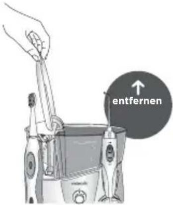 Waterpik WP950 - Vorbereiten des Wassertanks - 1