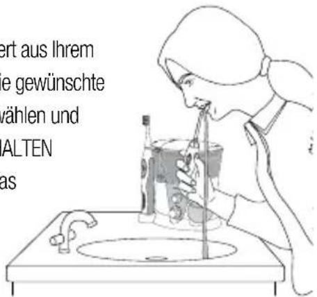 Waterpik WP950 - Empfohlene Methode - 2