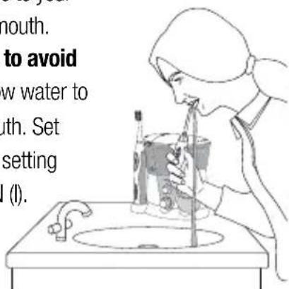 Waterpik WP950 - Recommended Technique - 2