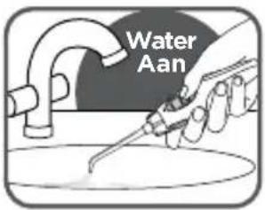 Waterpik WP950 - Prepareer de unit (alleen bij de eerste keer) - 2