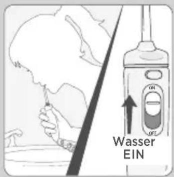 Waterpik WF05 - Gerät einschalten - 2