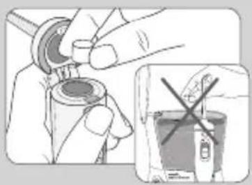 Waterpik WF05 - Het apparaat primen (alleen voor het eerste gebruik) - 1