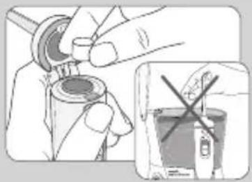 Waterpik WF05 - Подготовка устройства (только при первом использовании) - 1