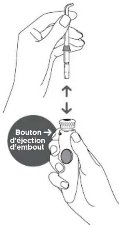 Waterpik Ultra WP112E1 - Insertion et retrait des embouts - 1