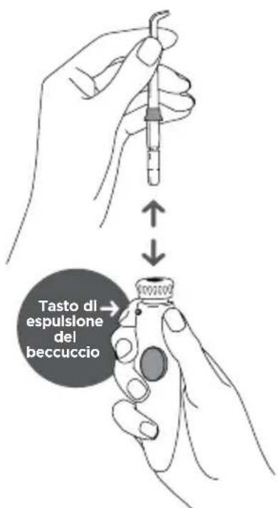 Waterpik Ultra WP112E1 - Inserimento e rimozione del beccuccio - 1