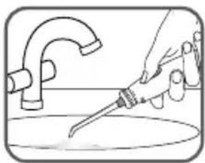 Waterpik Ultra WP112E1 - Düsenhalter - Hinweise zum Erstgebrauch - 2