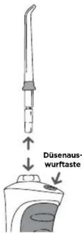 Waterpik WP462E1 - Regulleren des Wasser/drucks - 2