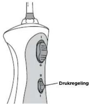 Waterpik WP462E1 - De drukinstelling afstellen - 1