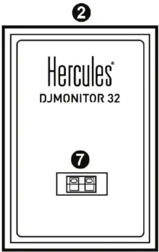 HERCULES DJControl Starlight - De speakerkit aansluiten - 2