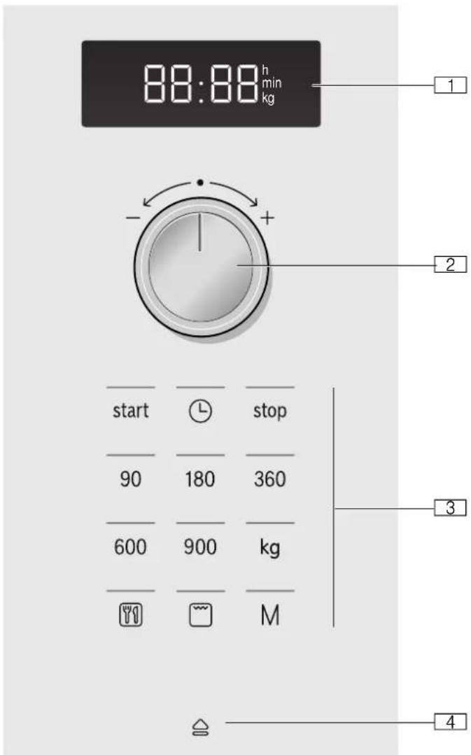 BOSCH FEM553MB0 - Bandeau de commande - 1