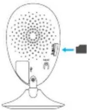 EZVIZ Mini O Plus - Installeren van de geheugenkaart - 1
