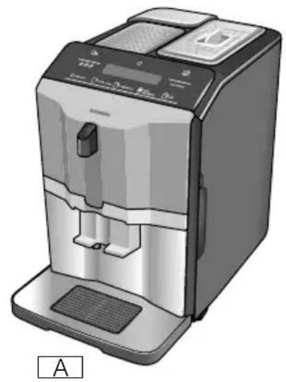 SIEMENS EQ.3 S500 TI305206RW - Fully automatic espresso machine - 1