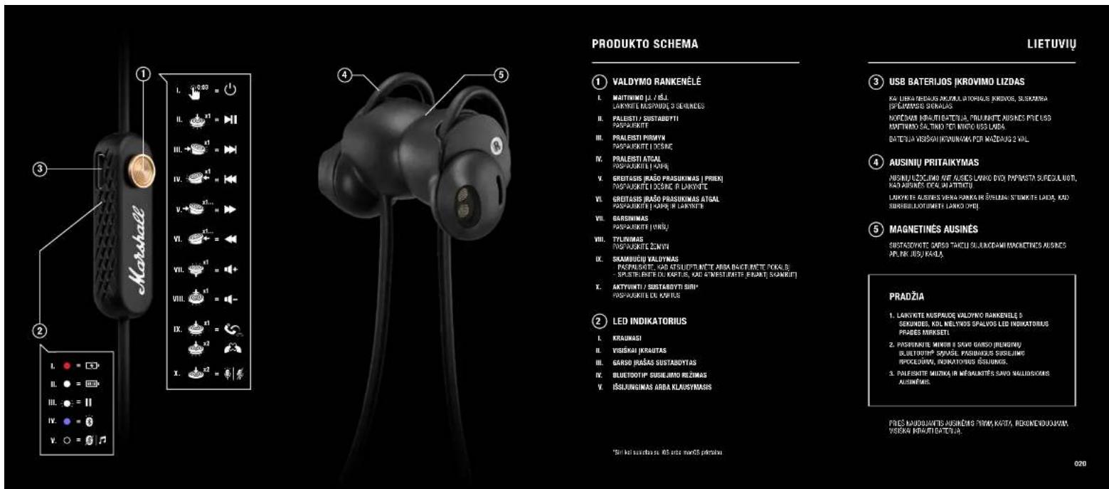 MARSHALL Minor II Bluetooth - LANGUAGES - 19