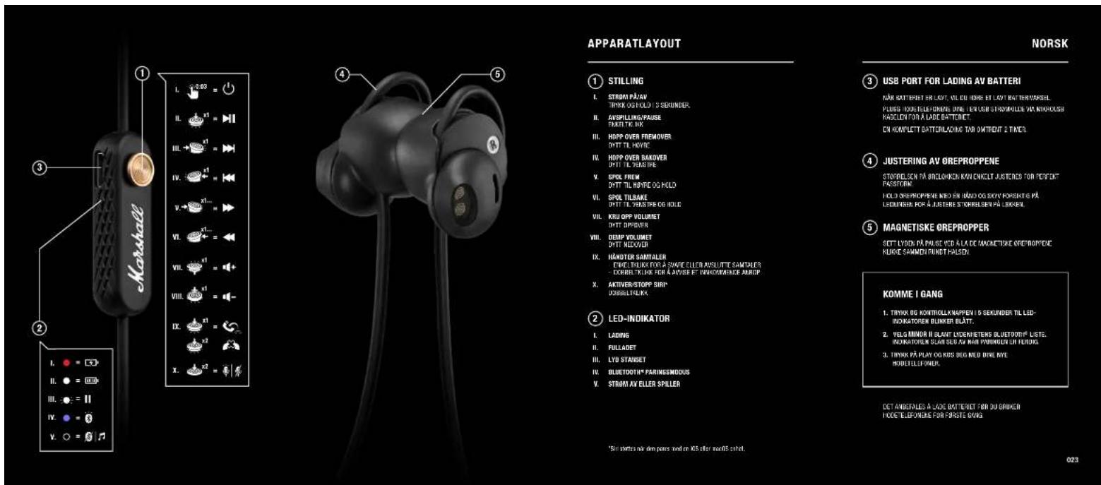 MARSHALL Minor II Bluetooth - LANGUAGES - 22