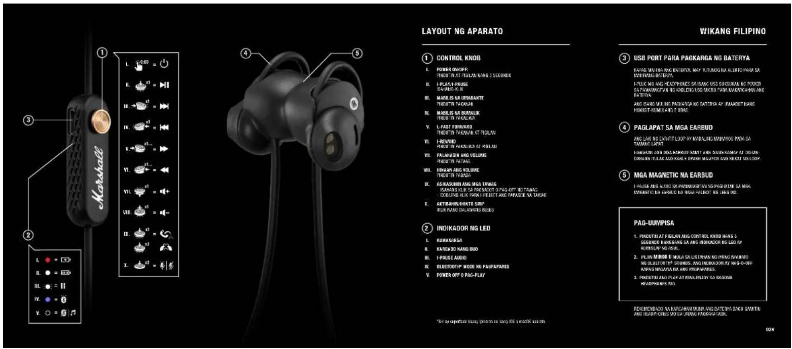 MARSHALL Minor II Bluetooth - LANGUAGES - 23