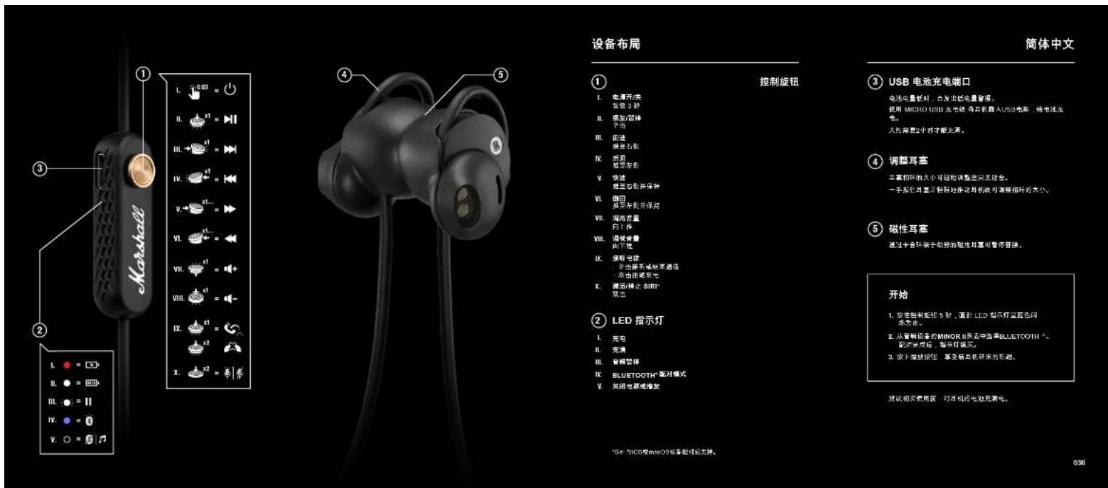 MARSHALL Minor II Bluetooth - LANGUAGES - 35