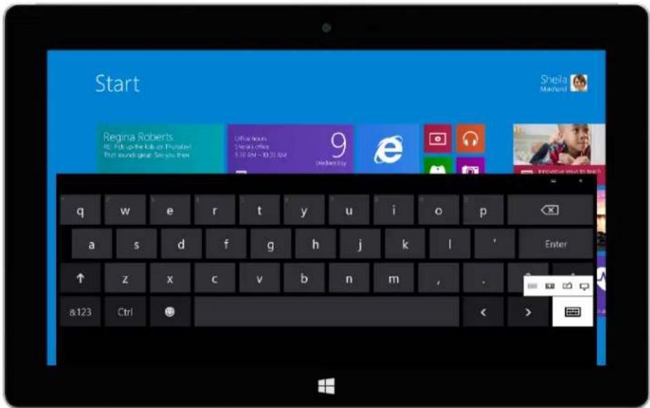 MICROSOFT Wireless Display Adapter V2 - Affichage du clavier visuel - 2
