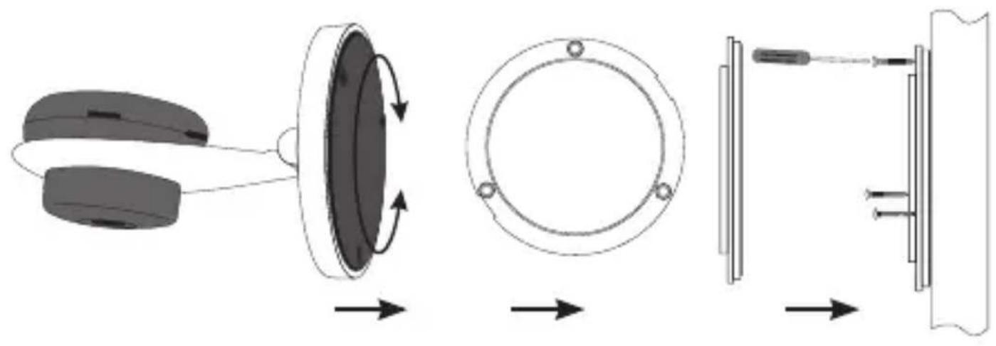 ALECTO DVC105IP - DIE KAMERA AN EINER FESTEN STELLE MONTIEREN - 1