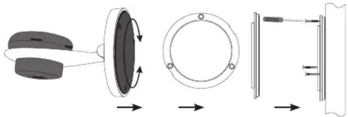 ALECTO DVC105IP - POUR MONTER LA CAMÉRA SUR UN ENDROIT FIXE. - 1