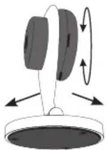ALECTO DVC105IP - TO MOUNT THE CAMERA ON A FIXED SPOT. - 2