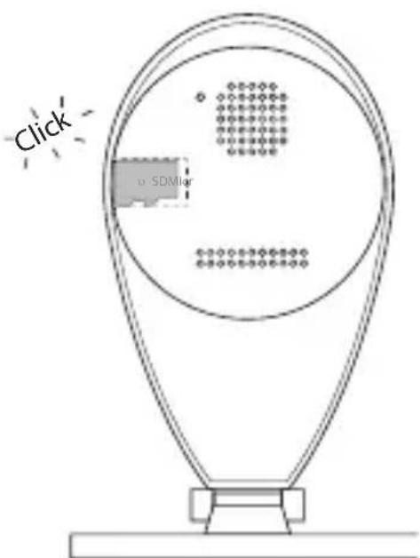 ALECTO DVC105IP - POUR INSÉRER LA CARTE SD. - 3