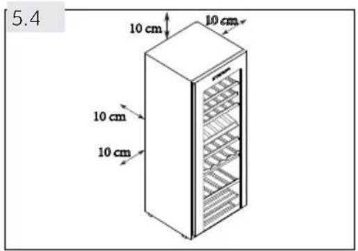 HAIER WS53GDA - Space requirements - 1