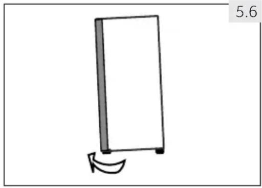 HAIER WS53GDA - Réglage minutieux de la porte - 1