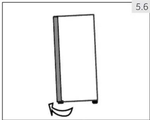 HAIER WS53GDA - Fine tuning of the door - 1
