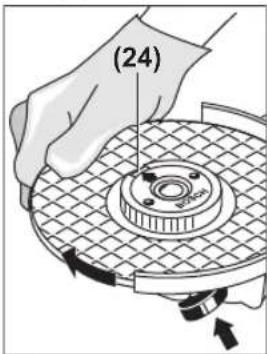 BOSCH GWS 22230 H Professional - Tuerca de fijación rápida SDS-clip - 1