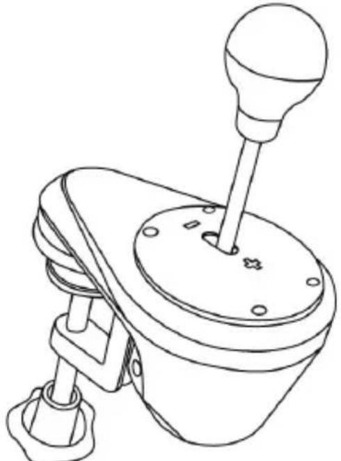THRUSTMASTER TH8A Shifter - WECHSEL DER "H-SCHALTUNG (7 + 1) " SCHALTPLATTE AUF DIE "SEQUENZIELLE (+/-) " SCHALTPLATTE - 7