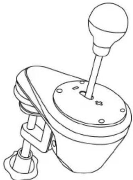 THRUSTMASTER TH8A Shifter - VYMENA Z NADSTAVCA RADENIA "VZOR-H (7 + 1)" ZA „SEKVENCNY (+/-)“ NADSTAVEC RADENIA - 7