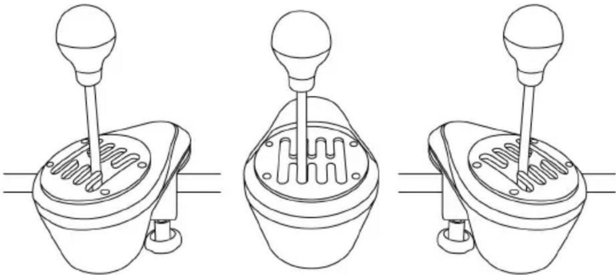 THRUSTMASTER TH8A Shifter - Positionierung und drehen des Klemmsystems (kann um 360^ gedreht werden) - 2