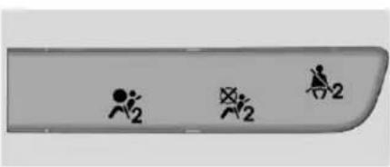 GMC Acadia (2019) - Témoindel'étatdusac gonflabledupassager - 2