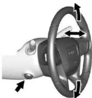 GMC Acadia (2019) - Commandes   Réglagedevolantde direction - 2