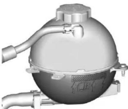 GMC Acadia (2019) - Vérificationduniveaude liquidederefroidissement - 1