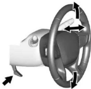 GMC Acadia (2019) - Réglagedevolantde direction - 1