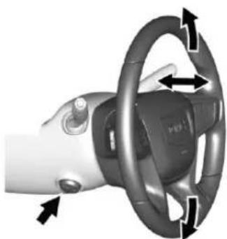 GMC Acadia (2019) - Réglagedevolantde direction - 2