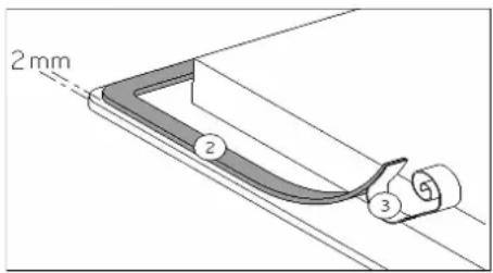 NOVY Flex Zone 1700 - Dichtung Einbau : - 1