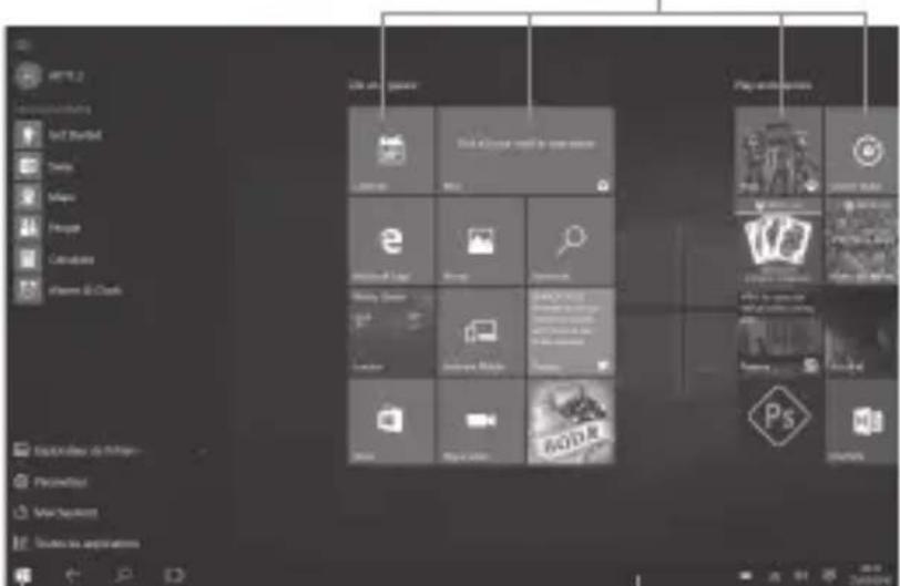 ALCATEL Plus 10 - Menu Demarrer - 1