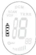 TOPCOM TwinTalker 3700 Duo Pack - NIVEL DE CARGA DE LAS PILAS / INDICACION DE CARGA BAJA - 1