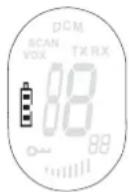 TOPCOM TwinTalker 3700 Duo Pack - BATTERI LADDNINGSNIVA/LAGT BATTERI-INDIKATION - 1