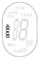 TOPCOM TwinTalker 3700 Duo Pack - BATTERILADENIVÄ/INDIKATOR FOR LAVT BATTERI - 1