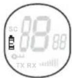 TOPCOM TWINTALKER 1302 RC6400 - BATTERI LADDNINGSNIVA/LAGT BATTERI-INDIKATION - 1