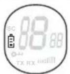 TOPCOM TWINTALKER 1302 RC6400 - Nível DE CARGA DA BATERIA/INDICADOR DE BATERIA FRACA - 1